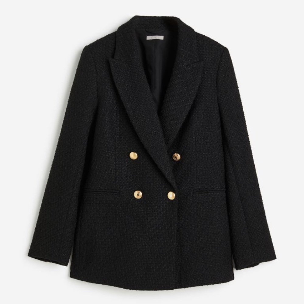 H&M Textured Weave Jacket Blazer
